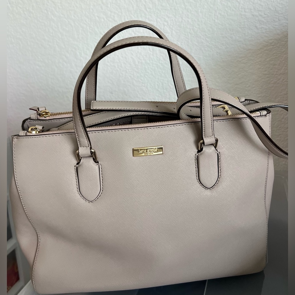Kate Spade Beige Satchel Bag
